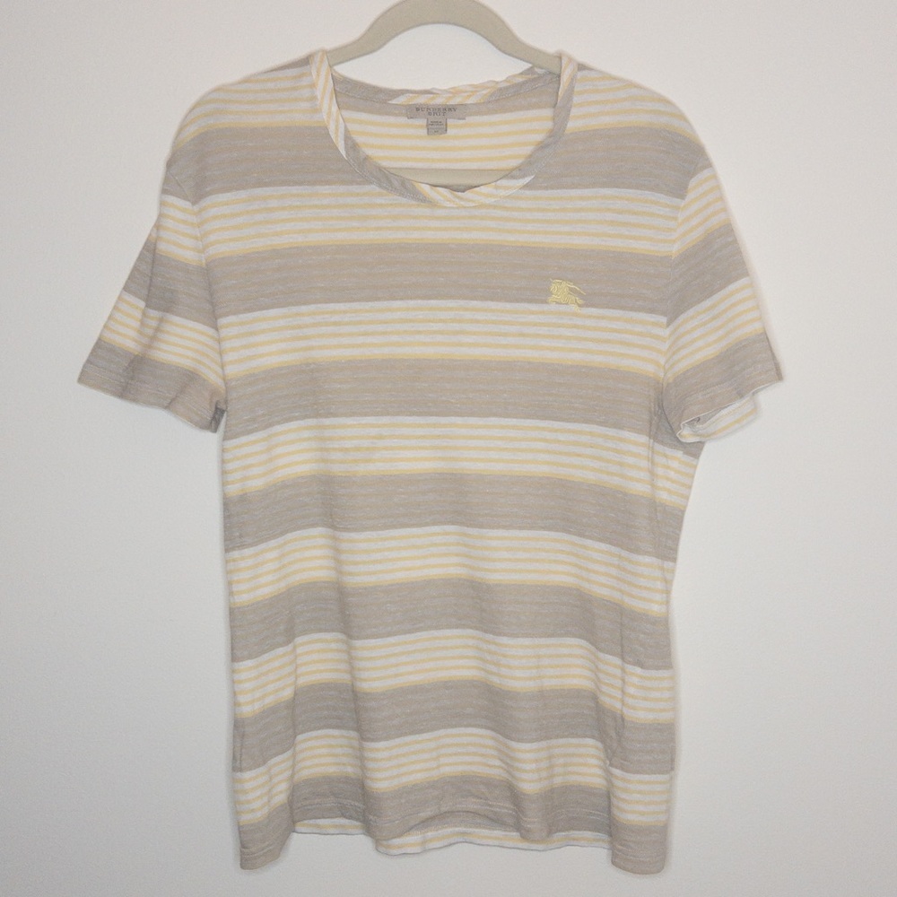 Burberry Brit Monogram Striped Short Sleeve Top